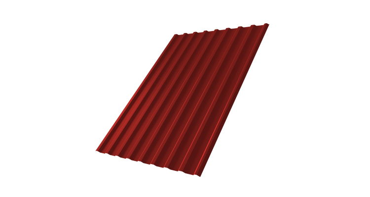 Профнастил С20R 0,7 PE RAL 3011 коричнево-красный