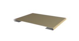 Планка стыковочная 0,45 PE с пленкой RAL 1014 слоновая кость (3м)