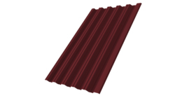 Профнастил HC35R 0.45 PE-Double RAL 3005 красное вино