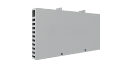 Вентиляционная коробочка TERMOCLIP ( ТЕРМОКЛИП) полиэтилен ( серая) 60x10x115 мм