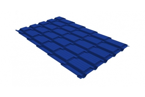 Профиль волновой квадро профи Grand Line толщиной 0,45 Drap RAL 5002 ультрамариново-синий