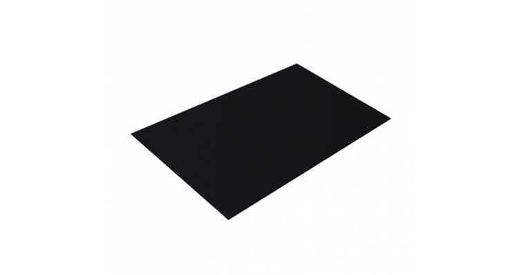 Плоский лист 0,5 PurPro Мatt 275 RAL 9005 черный