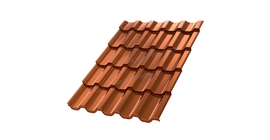 Металлочерепица Металл Профиль Трамонтана-X (AGNETA-20-Copper\Copper-0.5)
