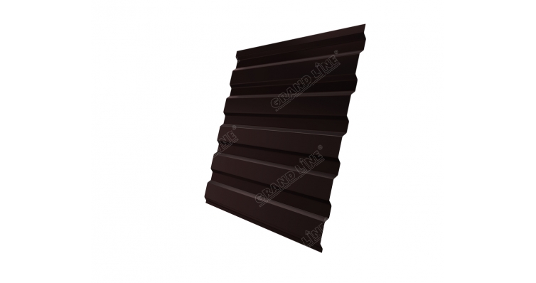 Профнастил С20А GL 0,5 Velur20 RAL 8017 шоколад