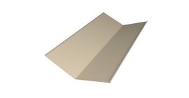 Планка ендовы нижней 300х300 0,45 Drap TX RAL 1015 светлая слоновая кость (2м)
