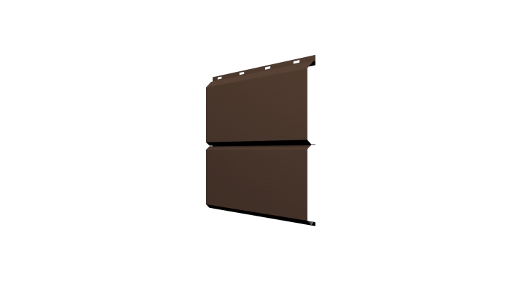 ЭкоБрус 0,345 GL 0.5 Satin с пленкой RAL 8017 шоколад