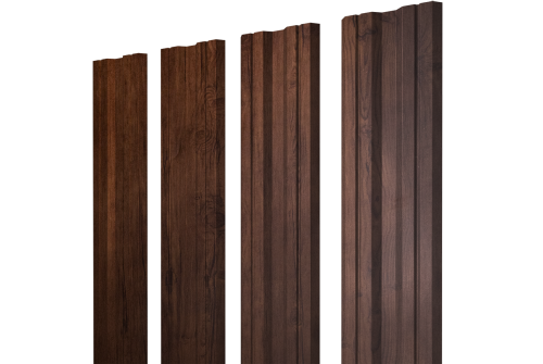 Штакетник Twin с прямым резом 0,45 Print-Double Premium Cherry Wood Fresh