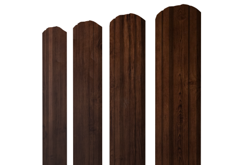 Штакетник Twin фигурный 0,45 Print-Double Premium Cherry Wood Fresh