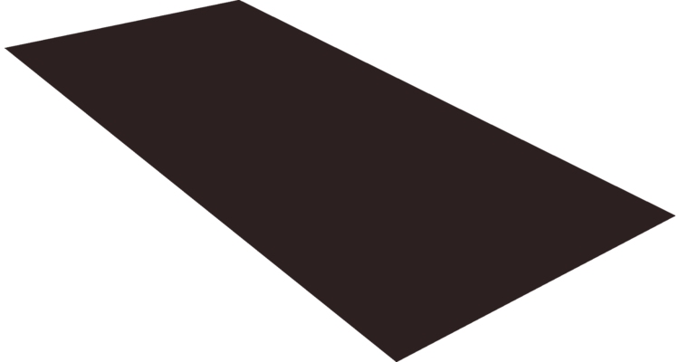 Плоский лист 0.45 Drap TR RAL 9005 черный