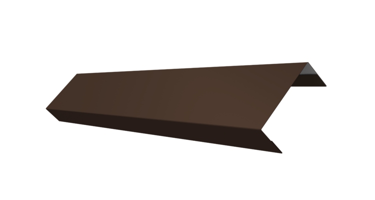 Ламель лицевая 50 забора жалюзи Texas 0.5 Satin Matt с пленкой RAL 8017 шоколад