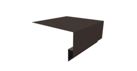 Планка околооконная сложная Экобрус Grand Line 200х75х25 0,5 Drap RR 32 темно-коричневый (2м)