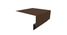 Планка околооконная сложная Экобрус Grand Line 250х75х25 0,5 Satin Matt RAL 8017 шоколад (3м)