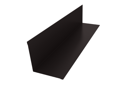 Угол внутренний 110х110 0,45 Drap TX RR 32 темно-коричневый (2м)