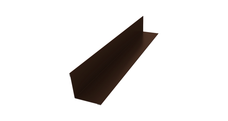 Угол внутренний 30х30 0,45 Drap RAL 8017 шоколад (3м)