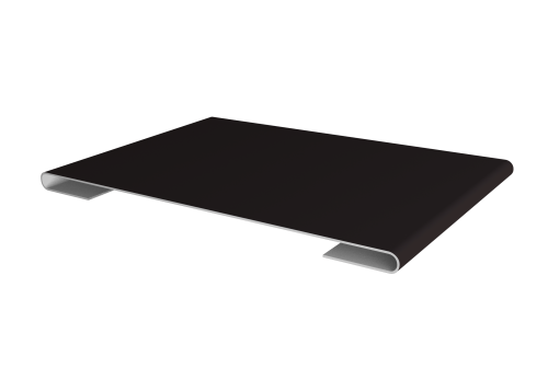 Планка стыковочная 0,45 PE с пленкой RAL 9005 черный (3м)