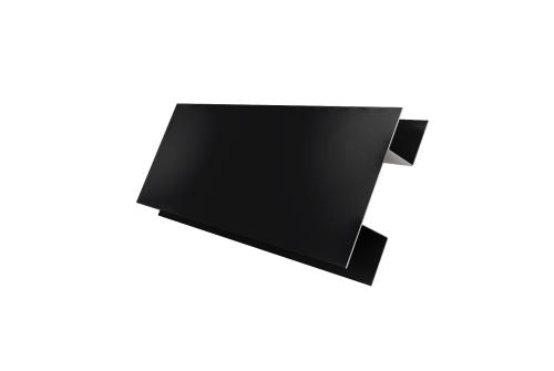 Планка H-образная стыковочная сложная 0,5 Satin Matt RAL 9005 черный (2м)