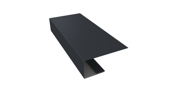 J-Профиль 18мм 0,5 Drap RAL 7024 мокрый асфальт (3м)