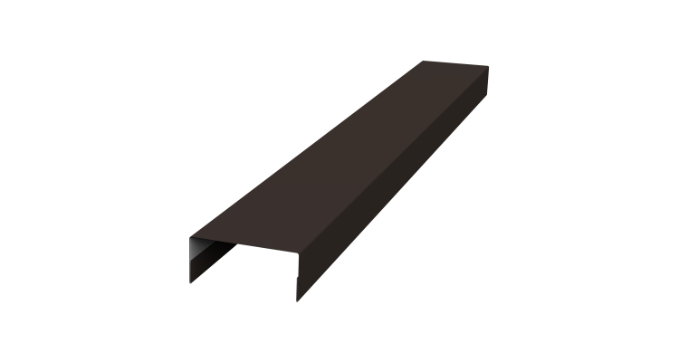 Крышка 30х15 жалюзи Texas 0,45 Drap-double TX RR 32 темно-коричневый (2,5м)