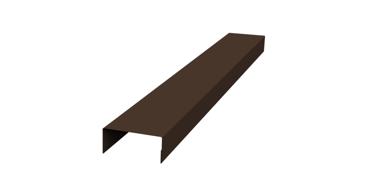 Крышка 30х20 жалюзи Texas 0,5 Velur X RAL 8017 шоколад (3м)