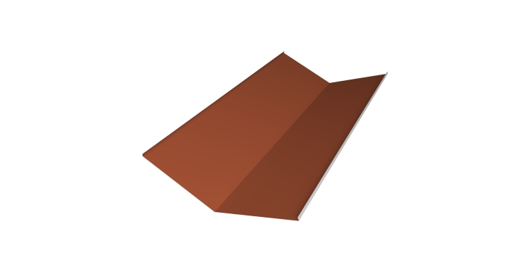 Планка ендовы нижней 300х300 0,45 Drap TR RAL 8004 терракота (3м)