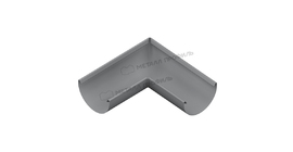 Угол желоба Металл Профиль ПРОЕКТ D185 Ral 7004