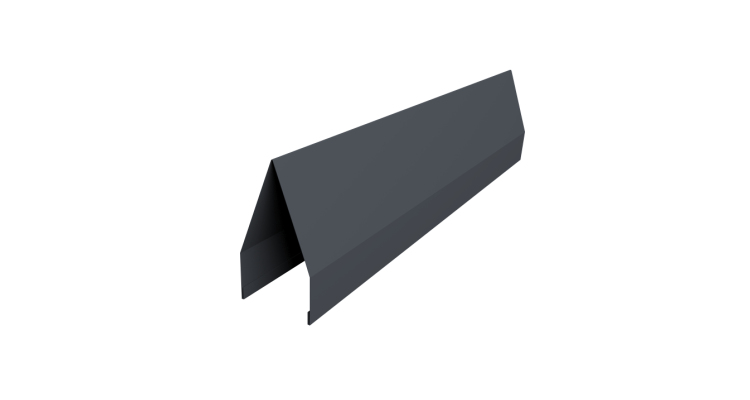 Ламель забора жалюзи Tokyo 0,5 Atlas X RAL 7024 мокрый асфальт