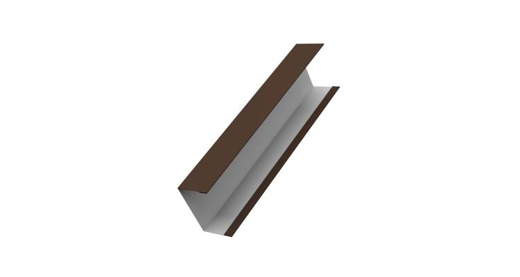 Крышка жалюзи Milan,Tokyo 0,5 Drap RAL 8017 шоколад (2,5м)