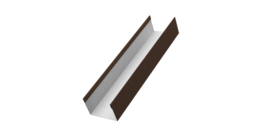 Стойка жалюзи Milan,Tokyo 0,5 Drap RAL 8017 шоколад (2,5м)