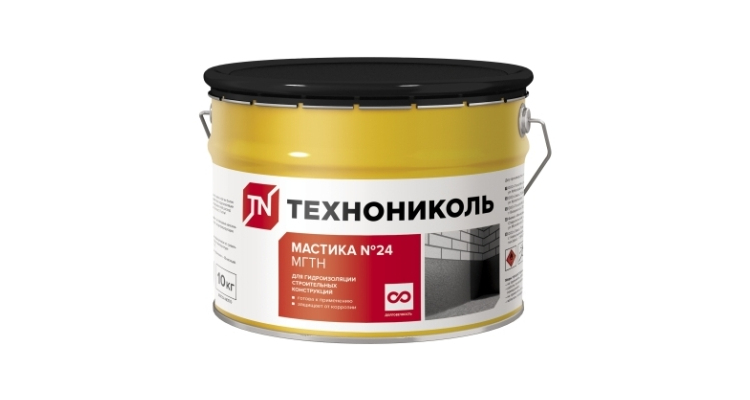 Мастика гидроизоляционная Технониколь №24 МГТН 10кг (ведро)