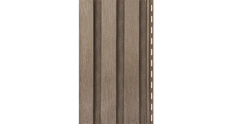 Сайдинг Рейка фасадная орех светлый Тимбер-Блок 3000*275 мм ЮП