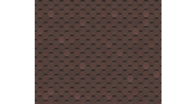 Гибкая черепица Premium, Шеффилд, Зрелый каштан