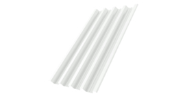 Профнастил Н60 R 0.8 PE RAL 9003 сигнальный белый